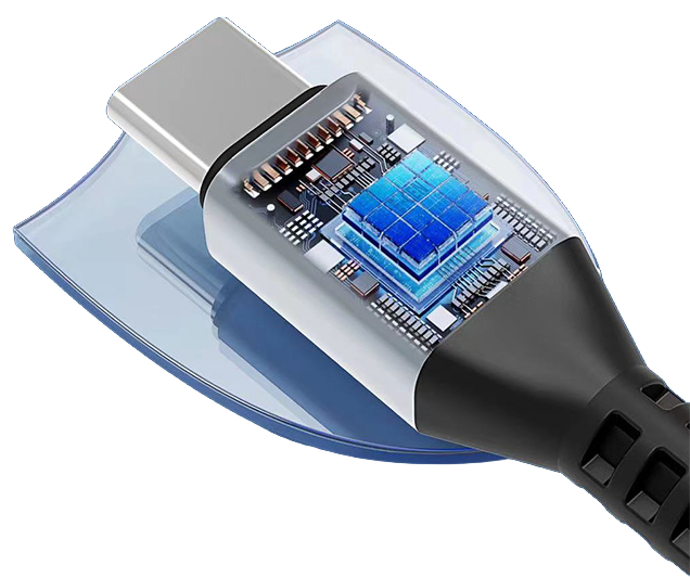 شريحة E-Marker داخل القابس